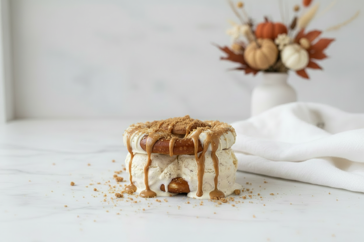 Biscoff Crunch Ice Cream Sandwich